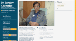 Desktop Screenshot of drbasudevchatterjee.com